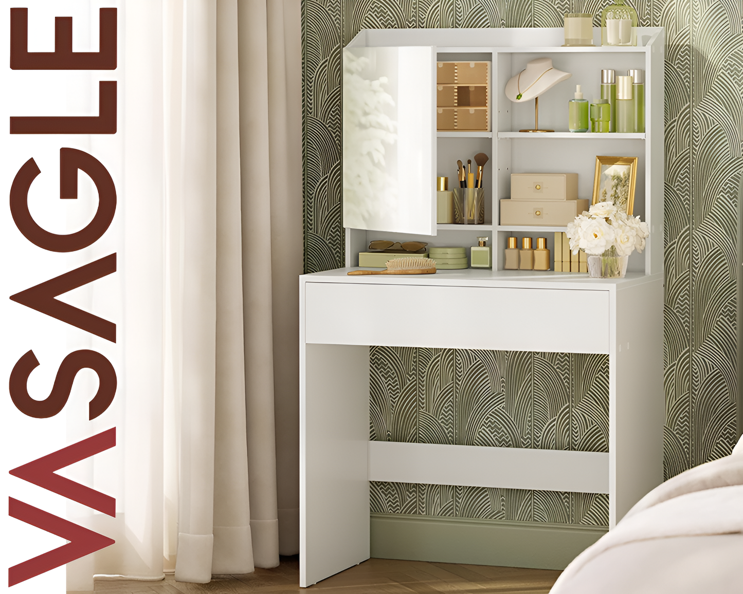 Dressing Table With Mirror