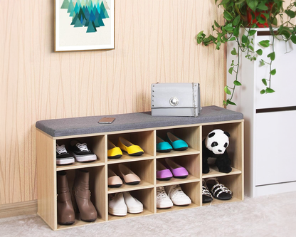 VASAGLE Shoe Rack Bench Shoe Storage Bench Shoe Rack