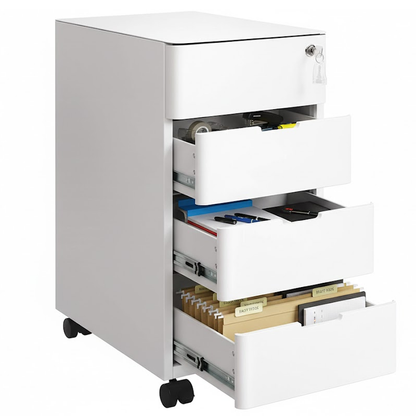 SONGMICS Office file Cabinet with Wheels File Organiser
