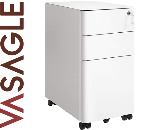 SONGMICS Office file Cabinet with Wheels File Organiser