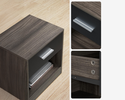 Bedside Table with Drawers