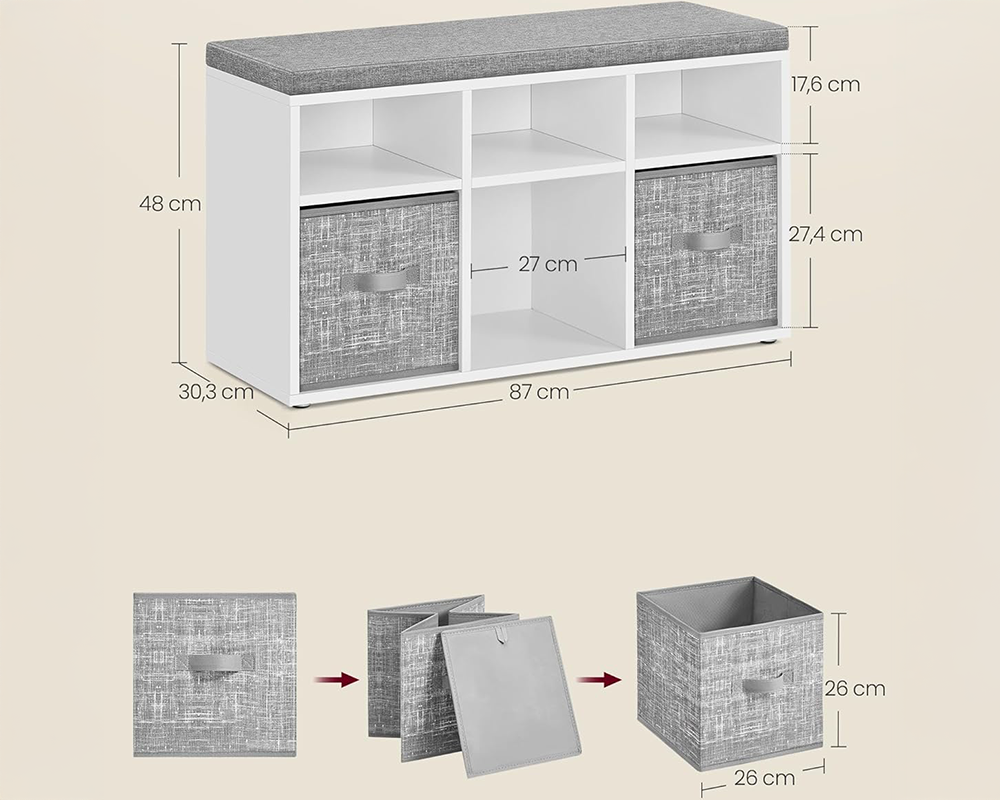 Vasagle Shoe Rack Bench