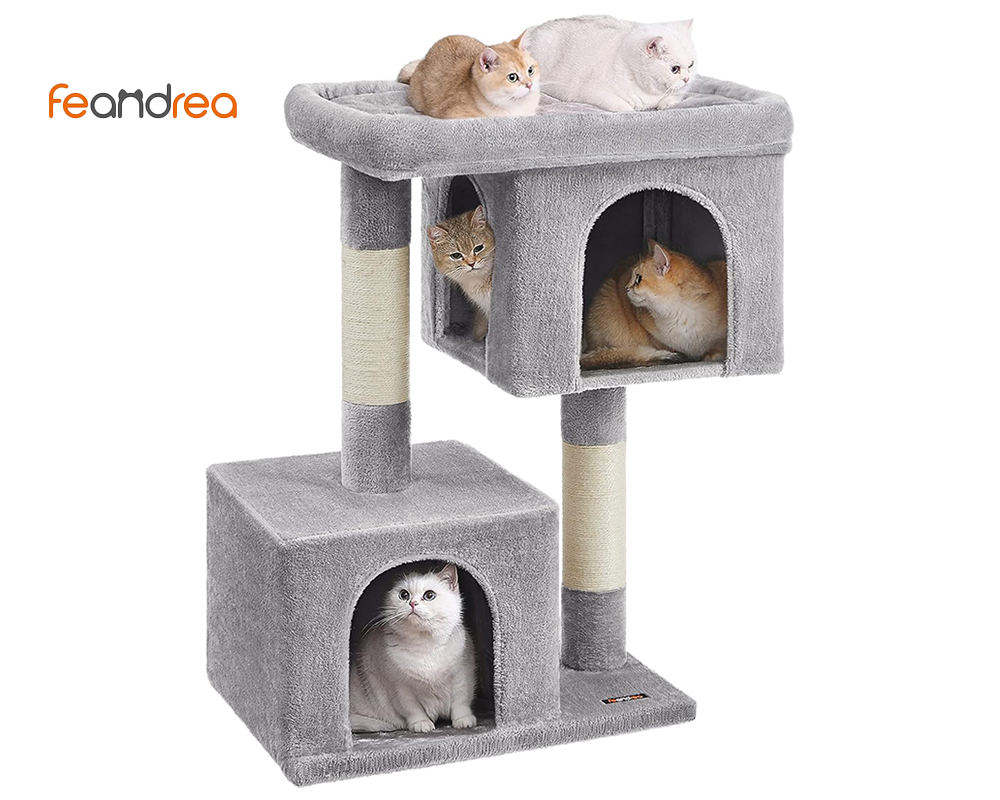 Cat Tree House with Scratching Posts