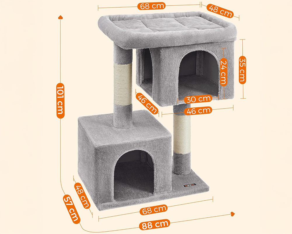 Cat Tree House with Scratching Posts