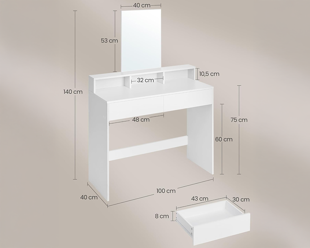 Dressing Table with Mirror