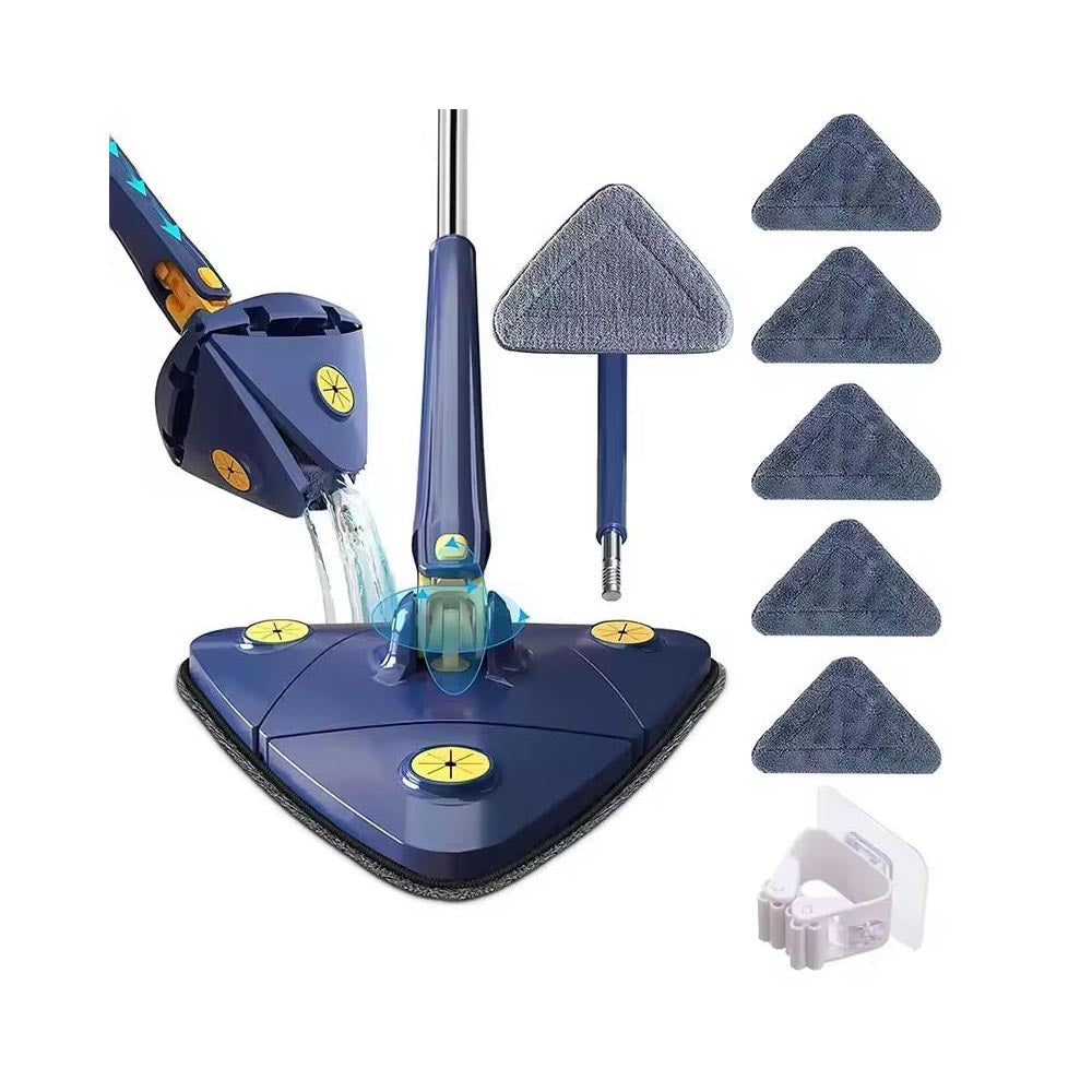 triangle cleaning mop rotating head