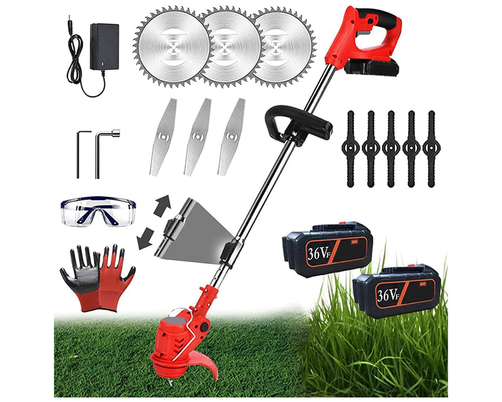 Lawn Mower Cordless Pruning Cutter Weed Wacker Garden Trimmier