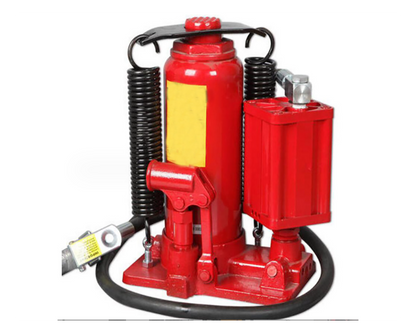 Air hose attached bottle jack