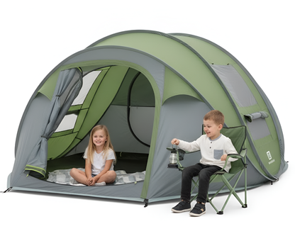 Lightweight polyester tent