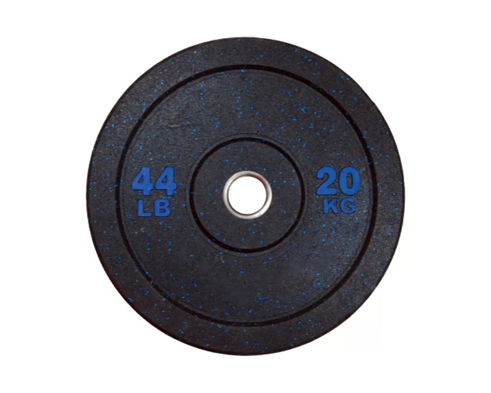 weight plate on barbell