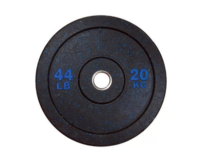 weight plate on barbell
