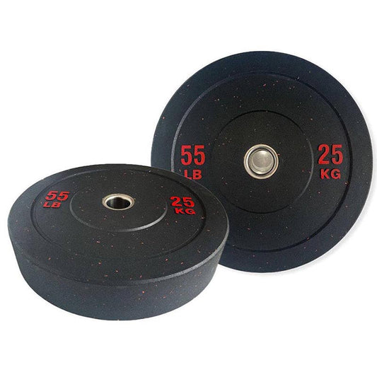 25kg rubber weight plate front