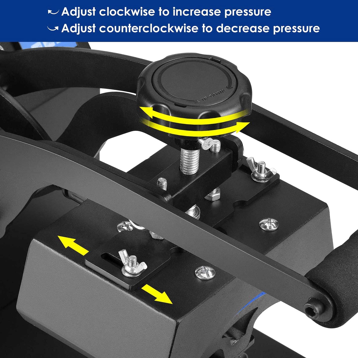 adjustable temperature cap press