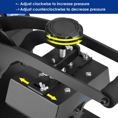 adjustable temperature cap press