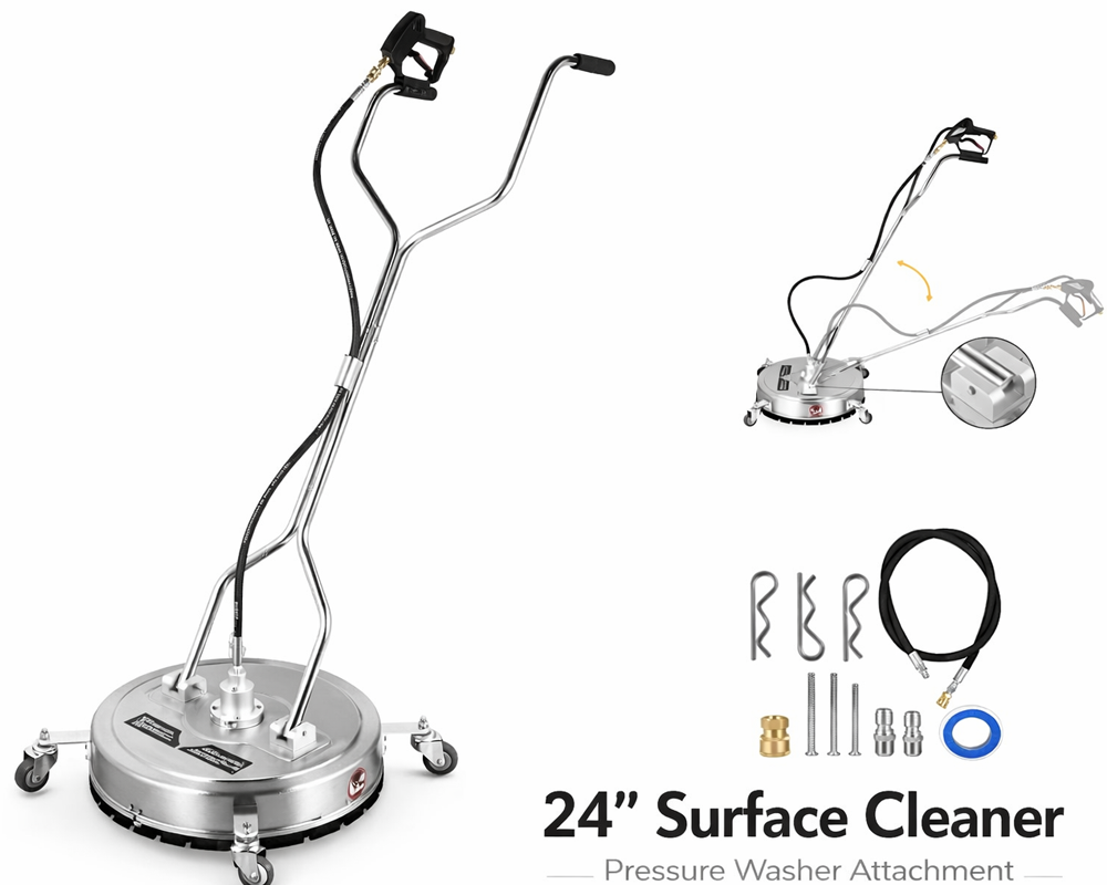 Surface cleaner on driveway