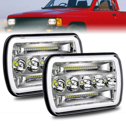 7-Inch LED Work Lights | Multi-Model Compatibility for JEEP for YJ, XJ, TJ, JK, Ram