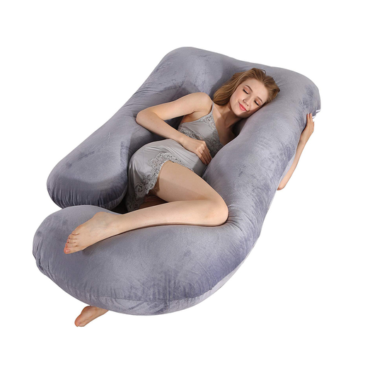 U shaped pregnancy pillow full body support