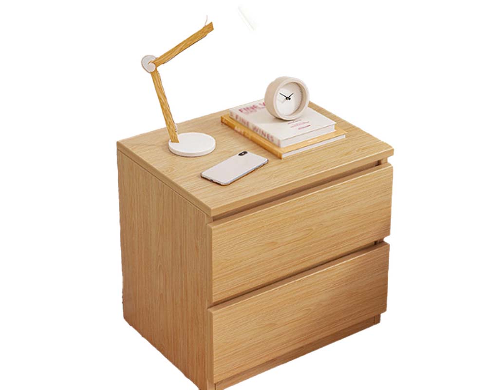 Bedside Table with Drawers