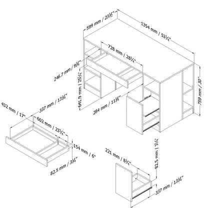 InnoOffice Craft table Computer Desk Table
