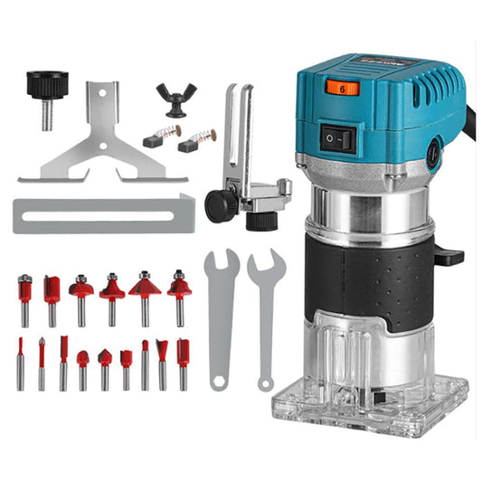 Electric wood router tool