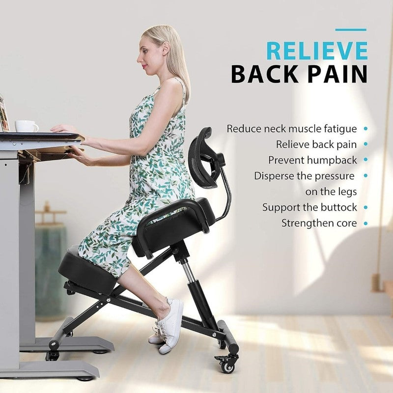 adjustable height kneeling chair
