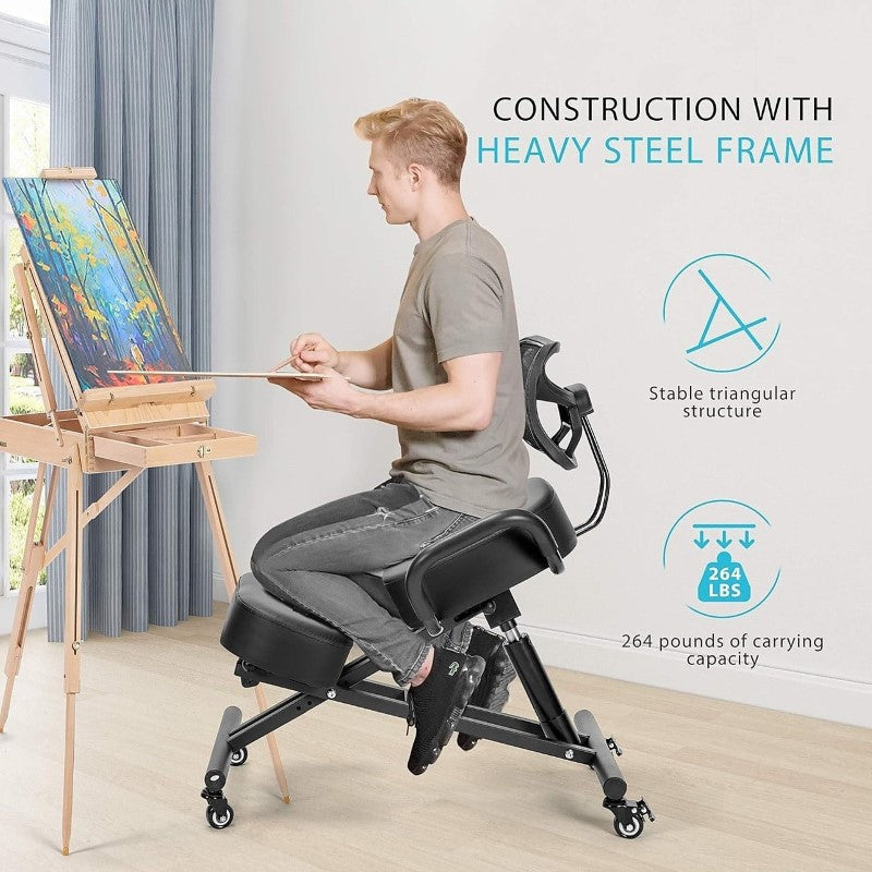 memory foam cushion on chair