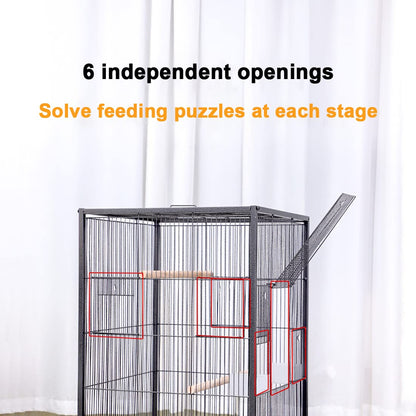 Bird Cage Parrot Aviary Perch Carrier