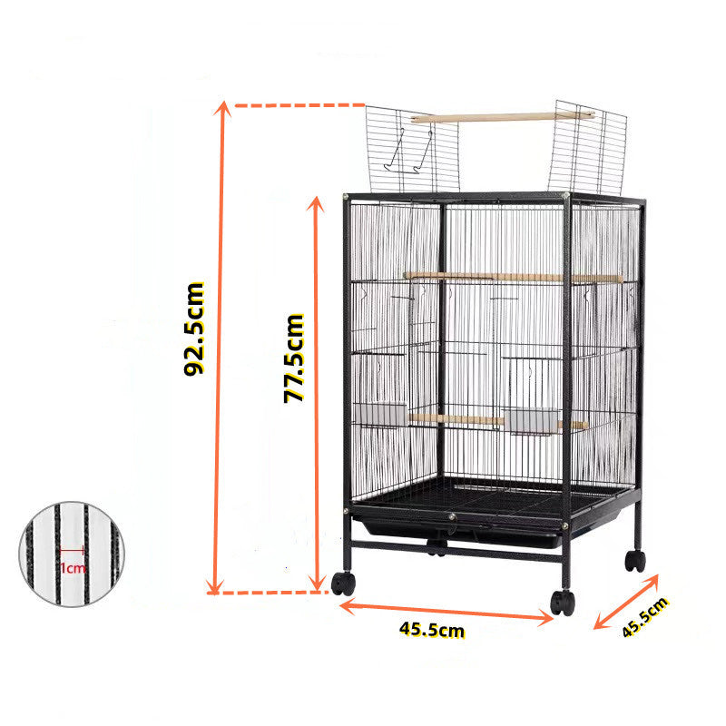 Bird Cage Parrot Aviary Perch Carrier
