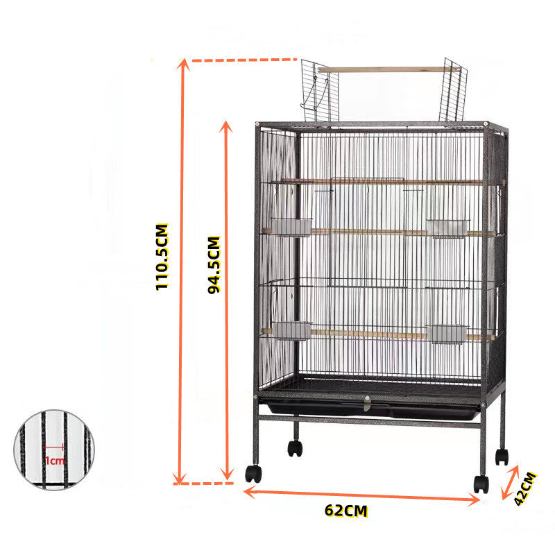 Bird Cage Parrot Aviary Perch Carrier