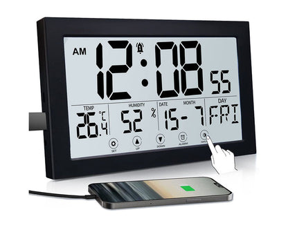 Modern digital wall clock