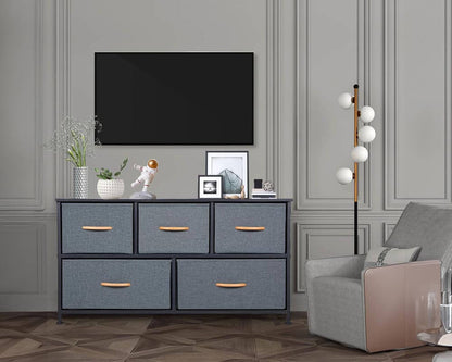 5 Drawer Storage Chest Lowboy