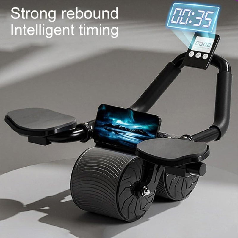 Dual wheel ab roller design