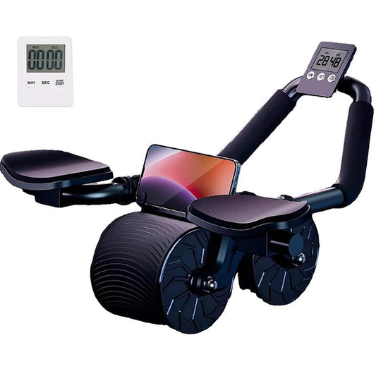 Ab roller with elbow support