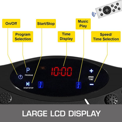 Full Body Fitness Vibration Plate Exercise Machine for Home Gym