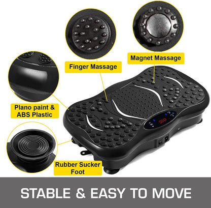 Full Body Fitness Vibration Plate Exercise Machine for Home Gym