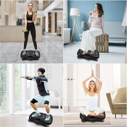 Full Body Fitness Vibration Plate Exercise Machine for Home Gym