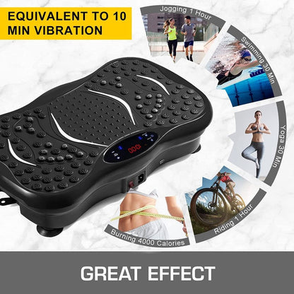 Full Body Fitness Vibration Plate Exercise Machine for Home Gym
