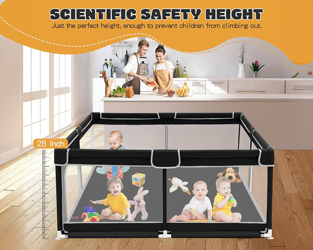 Easy assembly baby playpen