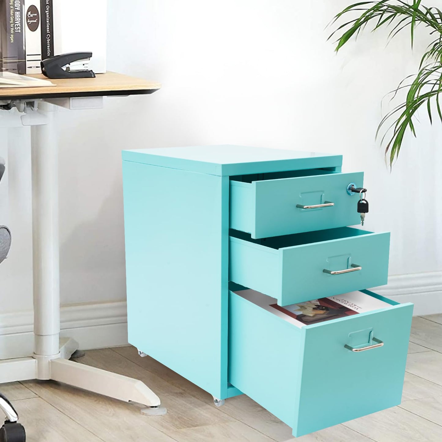 Metal Mobile File Cabinet
