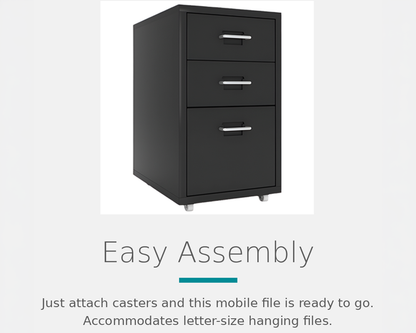 Metal Mobile File Cabinet
