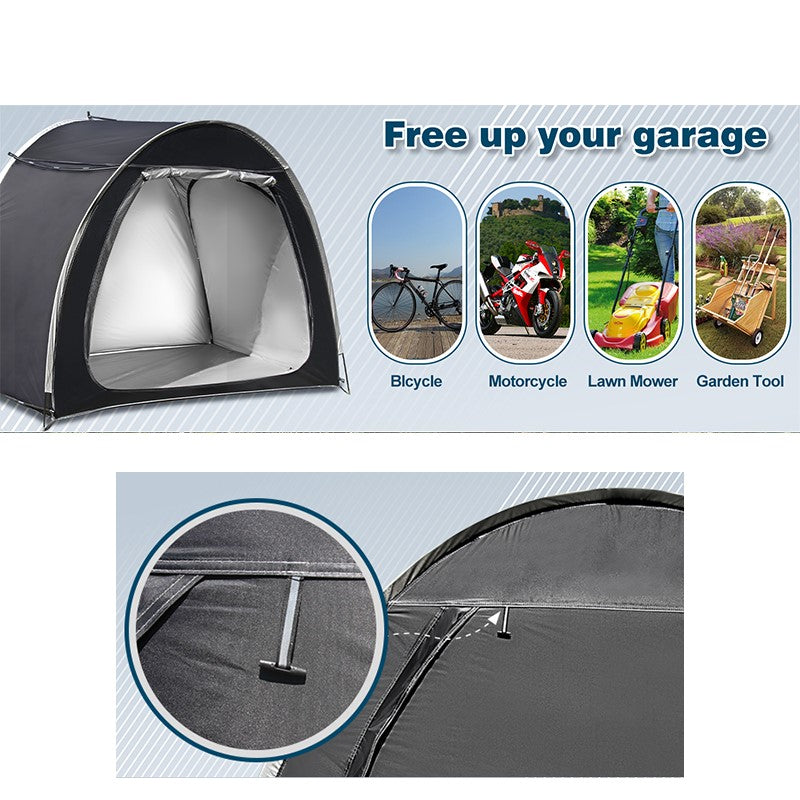 Bicycle Shelter Outdoor Bike Cave Garden Bike Storage Shed Travel Tent