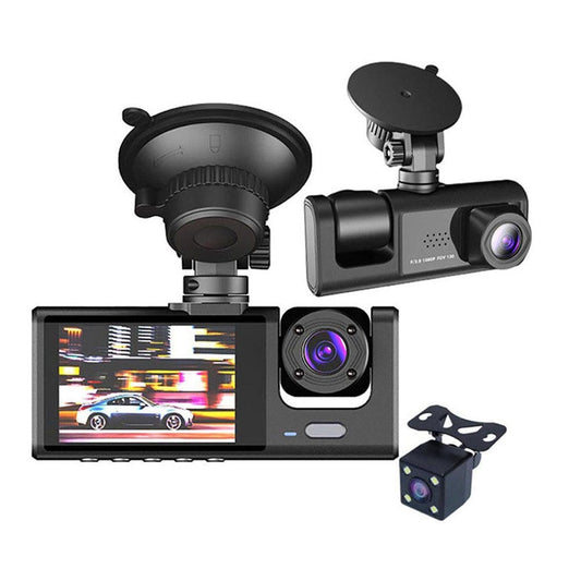Car dash camera front view