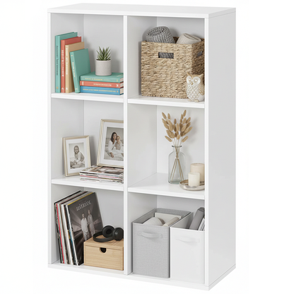 wooden bookcase organizer