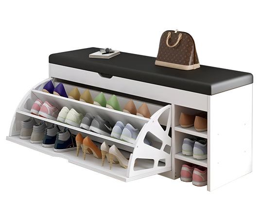 Shoe Rack Bench Seat Storage Cabinet
