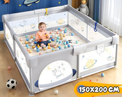 Playpen breathable mesh panels