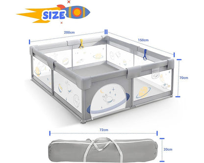 Kids playpen spacious area
