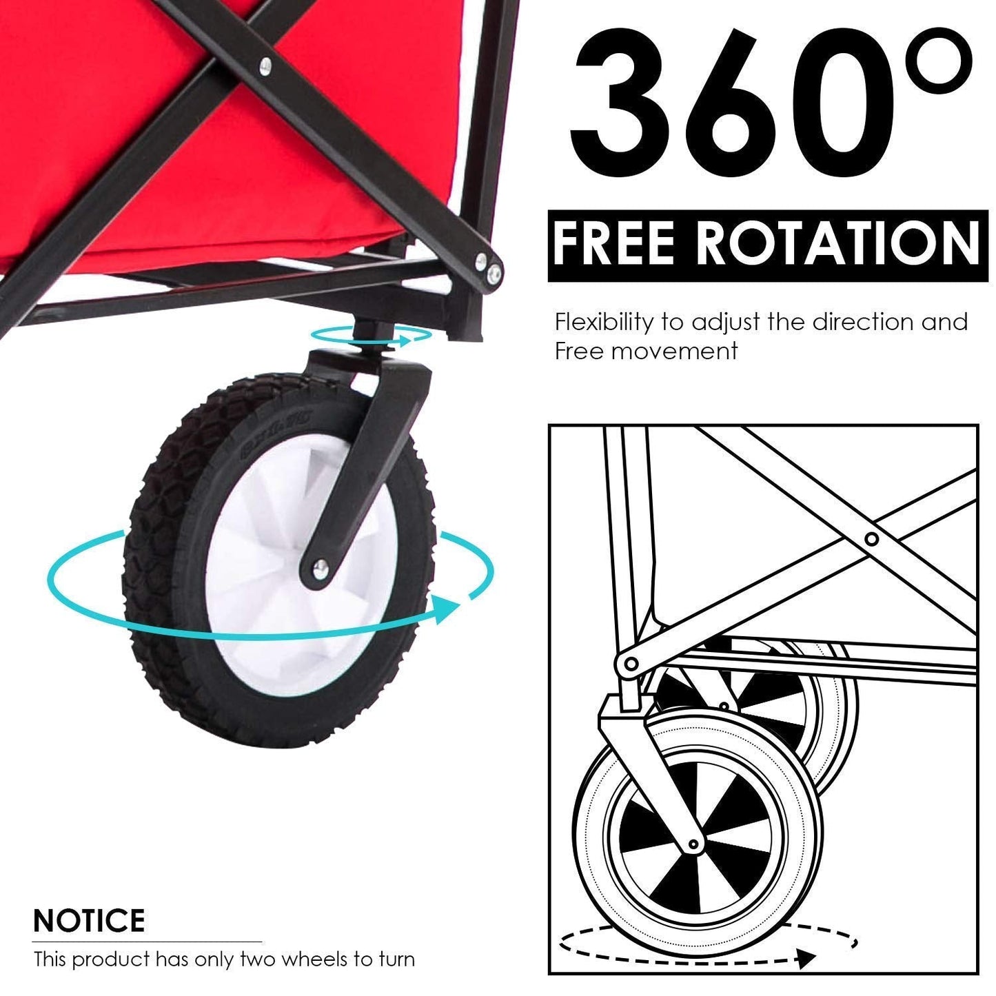 Garden Trolley Cart Wagon Cart