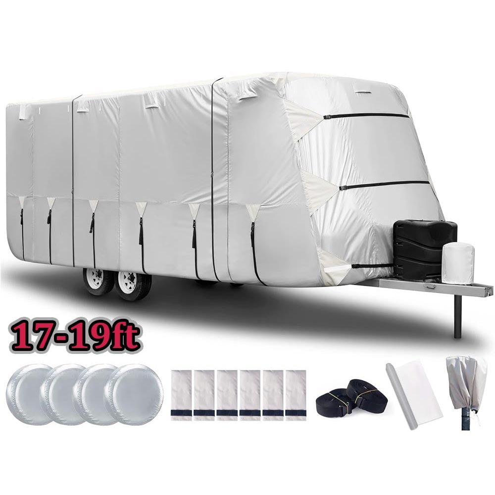 Camper caravan cover for 17 to 19 feet trailers