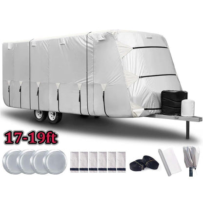 Camper caravan cover for 17 to 19 feet trailers