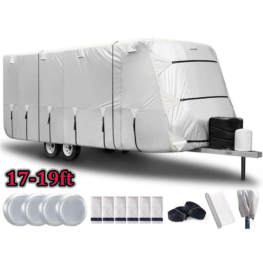 Camper caravan cover for 17 to 19 feet trailers
